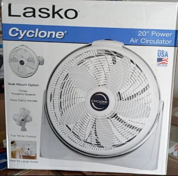 LASKO Cyclone 20" Power Air Circulator,