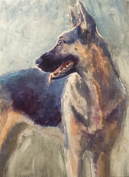 Giclee Print of Duke from Oil Paintings by Wayne E Campbell