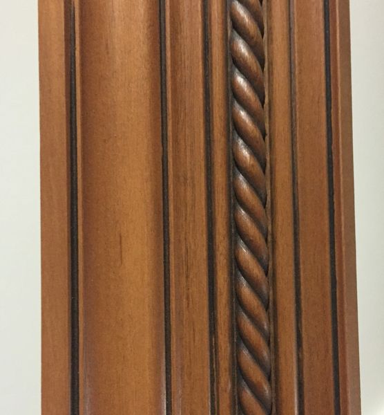 Cherry Glazed Maple Crown Molding 96"x 4.25" TMG (local pickup only).