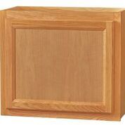 Chadwood Oak wall cabinet 24w x 12d x 18h (local pickup only).