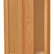 Chadwood Oak wall Corner cabinet 24w x 12d x 36h (Local Pickup Only)