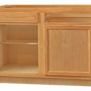 Chadwood Oak Blind Base Corner cabinet sets 39w x 24d x 34.5h Local pick up only.