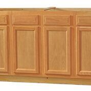 Chadwood Oak 60 Sink Base Cabinet | Cabinet Barn