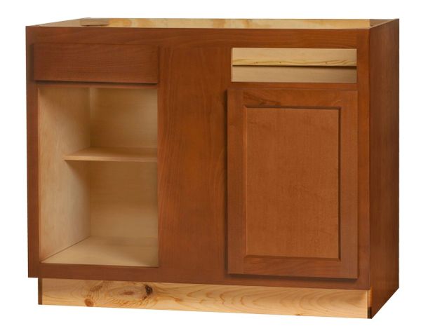 Glenwood 42 Blind Base corner Cabinet | Cabinet Barn