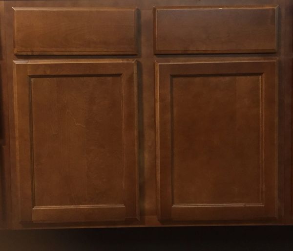 Bristol Brown sink base cabinet 42w x 24d x 34.5h (Local Pickup Only)