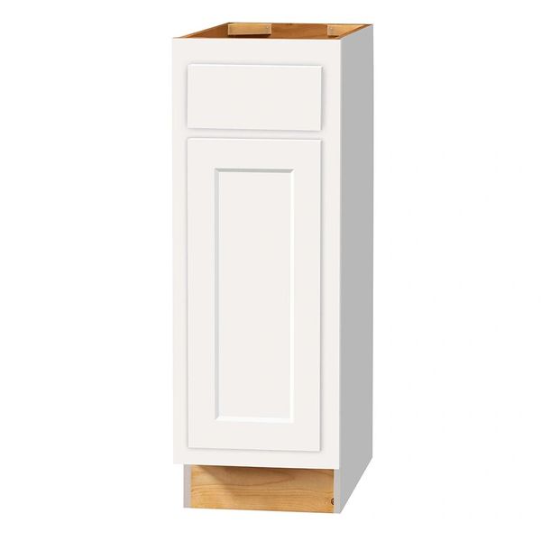 D White shaker Vanity Base cabinet 12"w x 21"d x 30"" Local pick up only.h