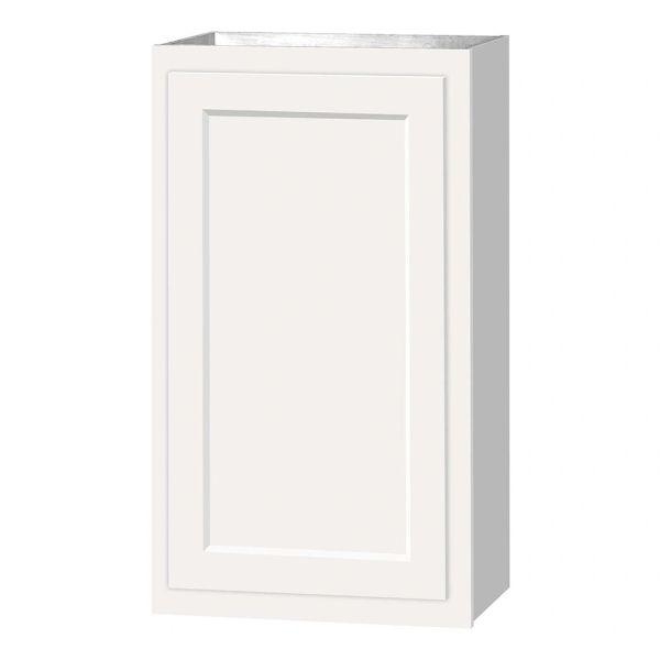 D White Shaker wall cabinet 18w x 12d x 30h (Local Pickup Only)