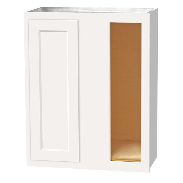 D White Shaker wall Corner cabinet 24w x 12d x 36h (Local Pickup Only)