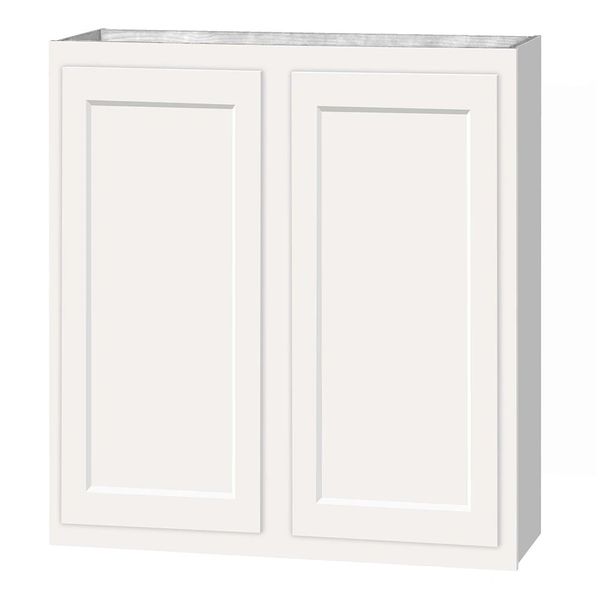 D White shaker wall cabinet 30w x 12d x 36h (Local Pickup Only)