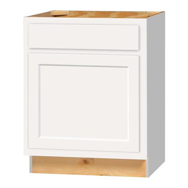 D White shaker Vanity Base cabinet 24"w x 21"d x 30.5"h (Local Pickup Only)