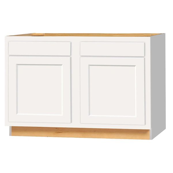 D White shaker Sink Base cabinet 42w x 24d x 34.5h (Local Pickup Only)