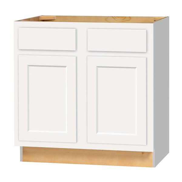 D White shaker Sink Base cabinet 36w x 24d x 34.5h (Local Pickup Only)