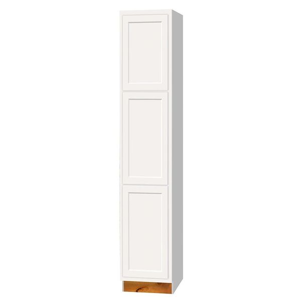 D White shaker Broom cabinet 18"w x 24"d x 90" (Local Pickup Only)