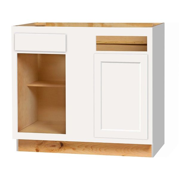 D White shaker Blind Base Corner cabinet sets 39w x 24d x 34.5h (Local Pickup Only)