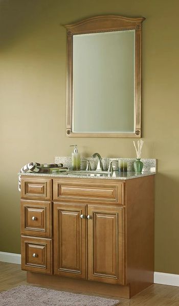 Kingston Vanity Base cabinet with Drawers Left 42"w x 21"d x 34.5"h