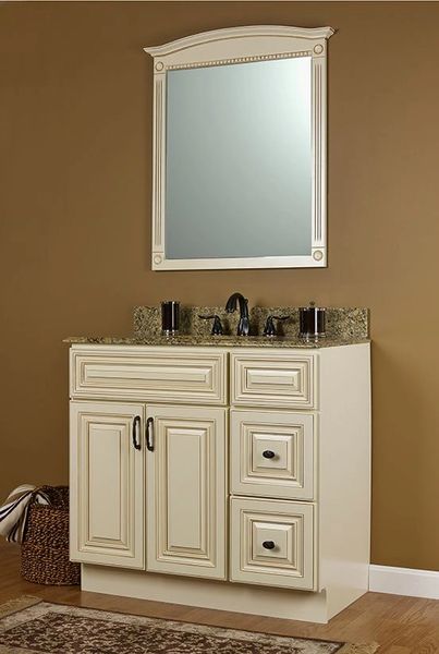 Wheaton Vanity Base cabinet with Drawers 42"w x 21"d x 34.5"h Drawers Left Local pick up only.