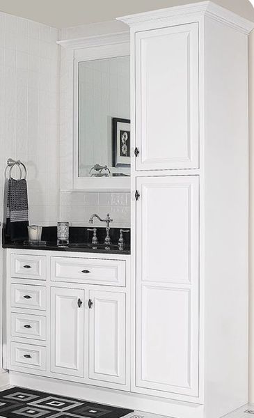 Buy Bristol Linen White Cabinets- Kitchen Cabinetry