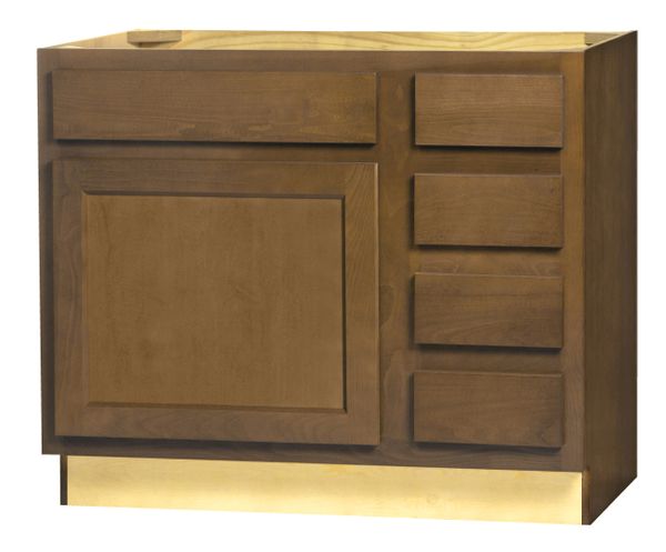 Warmwood Vanity Base cabinet 36"w x 21"d x 34.5"h (Local pick up only.
