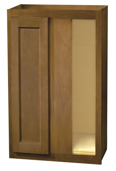 Warmwood wall Corner cabinet 24w x 12d x 36h (Local Pickup Only)