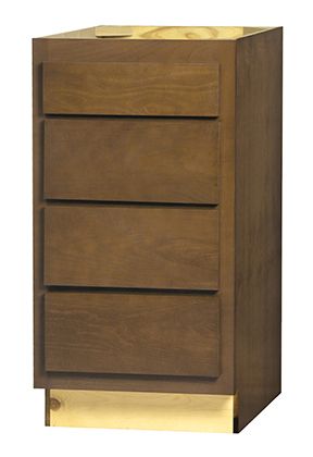 Warmwood Drawer Base cabinet 18w x 24d x 34.5h (local pickup only).