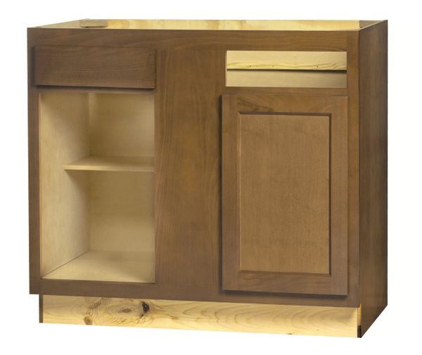 Warmwood Blind Base Corner cabinet sets 39w x 24d x 34.5h (Local Pickup Only)