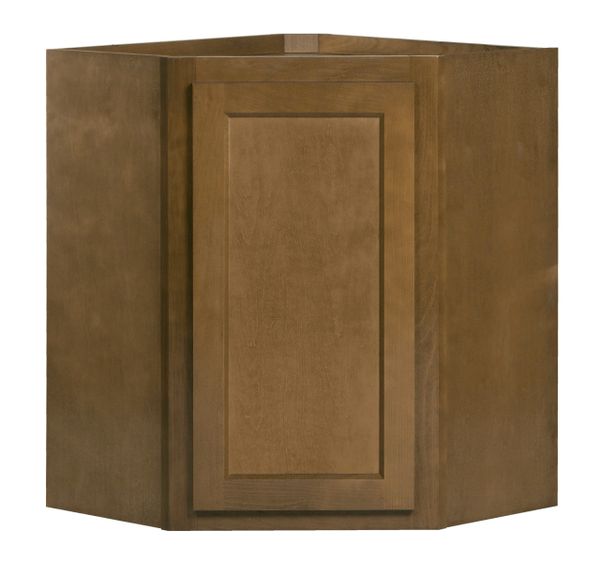 Warmwood Angle wall cabinet 24w x 12d x 30h (local pickup only).