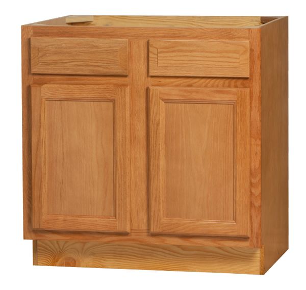 Chadwood Oak Vanity Base cabinet 30"w x 21"d x 30.5"h (Local Pickup Only)
