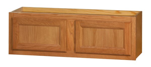 Chadwood Oak wall cabinet 36w x 12d x 12h (Local Pickup Only)