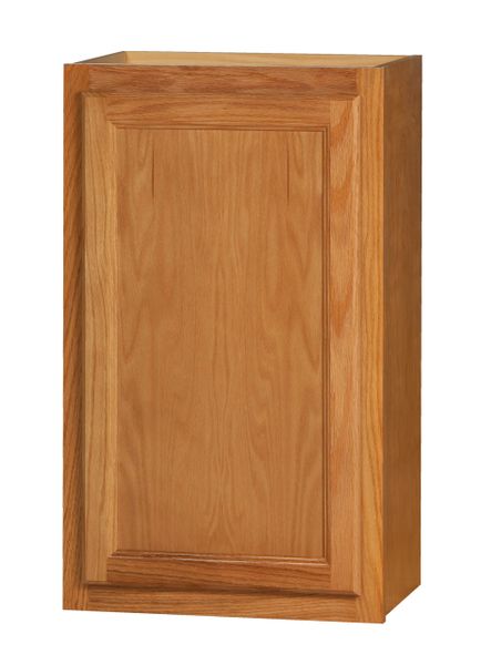 Chadwood Oak wall cabinet 18w x 12d x 30h (Local Pickup Only)