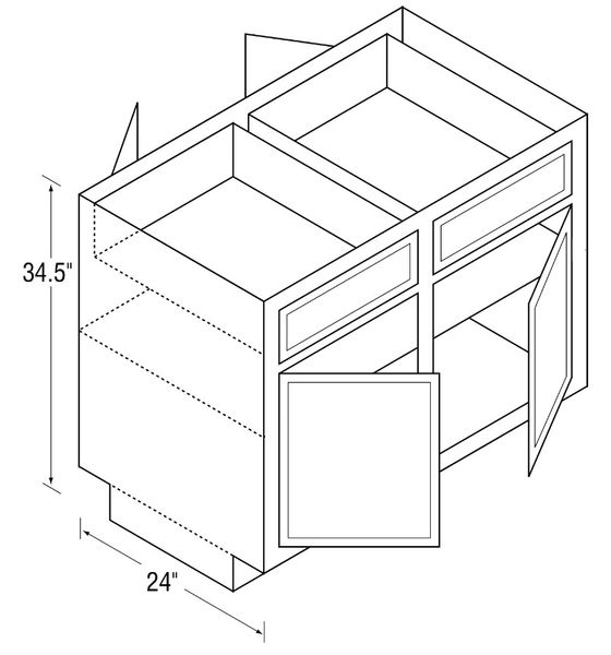 Glenwood Base Peninsula Cabinet (Local Pickup Only)