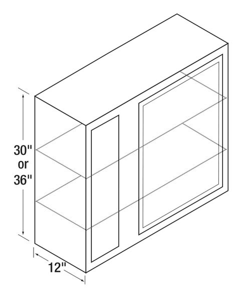 Glenwood Wall Blind Corner cabinet (Local Pickup Only)