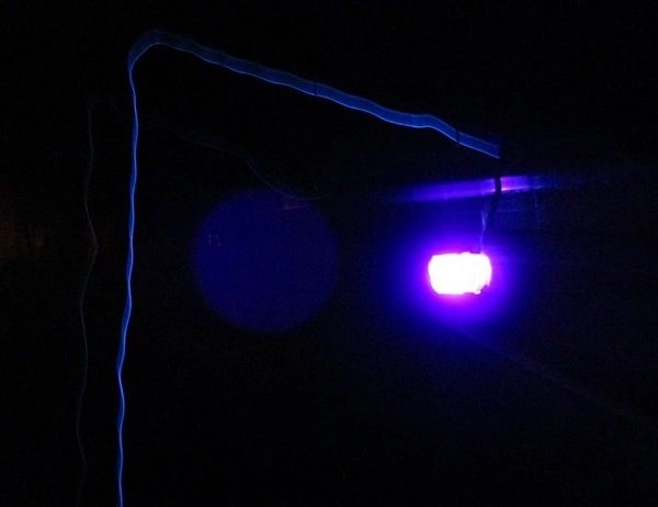 NIGHT CHASER 2 UV FISHING BLACK LIGHT WITH HARD JACK.