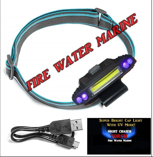 Night Chaser 2 UV Fishing Black Light with Hard Mono Jack