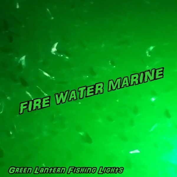 Underwater Fishing Light LED Green Submersible 15,000 lumens Fish Attracter  US