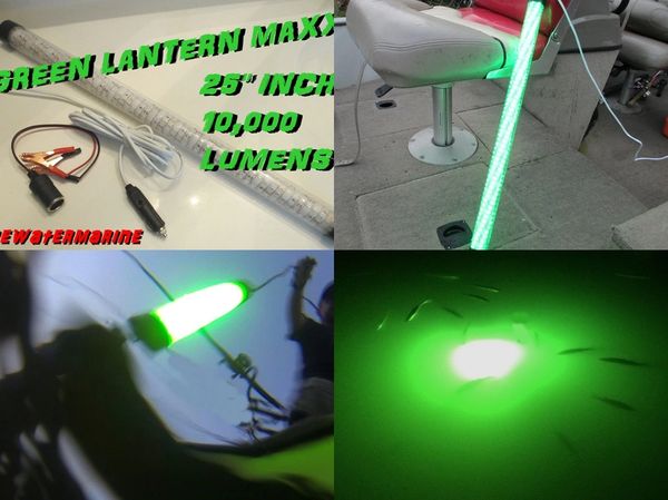 100W 12V Underwater LED Fishing Light 360 Beam Angle Green White Night  Fishing Boat Light 7M cable p_Professional_Products_LEDB2B E-Commerce