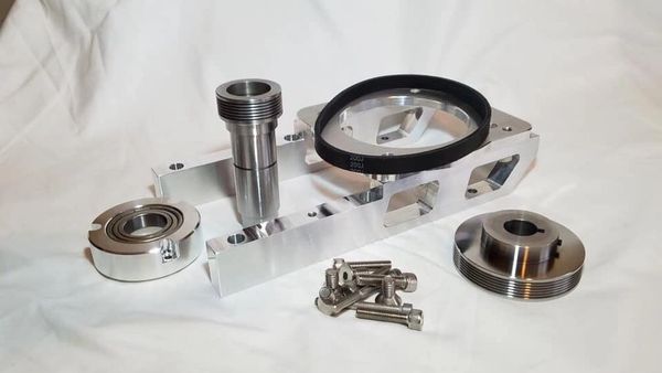 Grizzly G0795 Belt Drive Conversion Kit by CNC4XR7 & IBX CNC