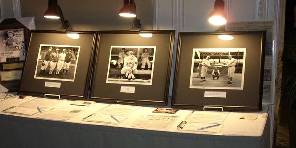 Bruce Murray collectable baseball legend photographs offered for charity fundraising events