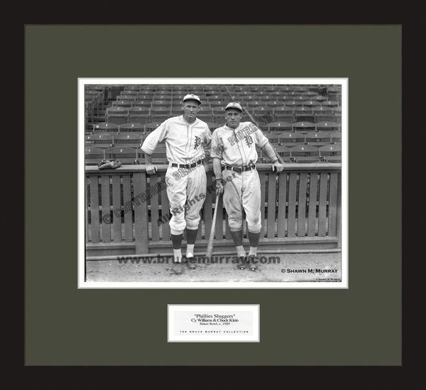 Phillies Sluggers: Cy Williams & Chuck Klein, ca. 1929 - Framed