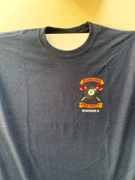 Oakland Fire ON DUTY Station #8 T Shirt
