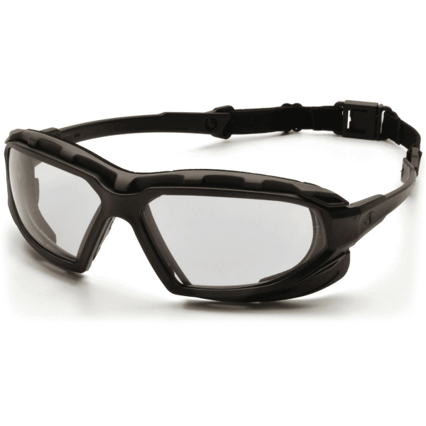 Highlander Plus Spoggle SBG5010DT Clear Anti-Fog Lens with Black/Gray Frame