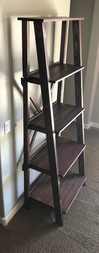 Ladder Shelf Prototype #1 ( Farmhouse / rootbeer)