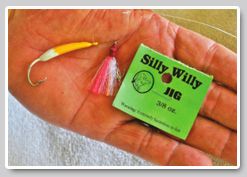 SILLY WILLY FISHING SWIM JIGS - READY TO FISH - JUST ATTACH TO YOUR LINE  AND GO