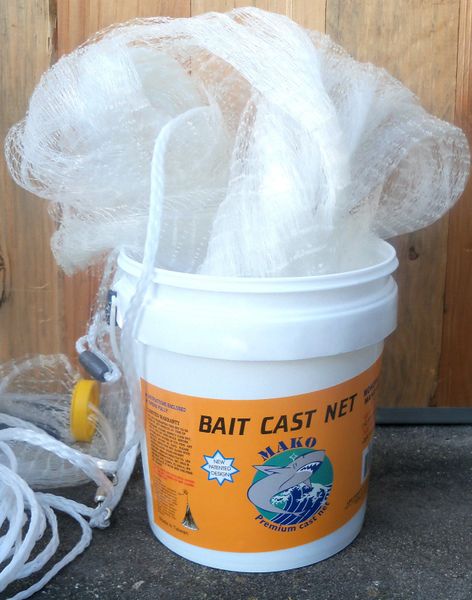 6- Bait Mono Cast Net 1-4- Mesh