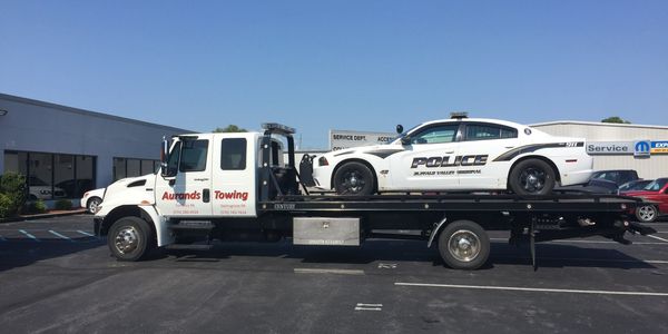Aurand's Towing Rollback Ford Peterbilt International Truck