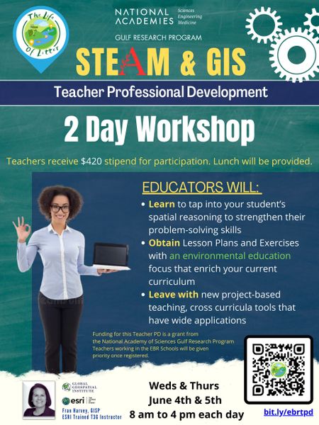 Life of Litter GIS Teacher PD - Baton Rouge June 2025