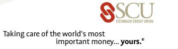 Steinbach Credit Union advertisement about money importance.