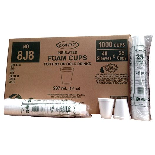 FOAM CUPS FOAM CUPS - FOAM CUPS FOAM CUPS - Foam Hot/Cold Cups, 24 oz