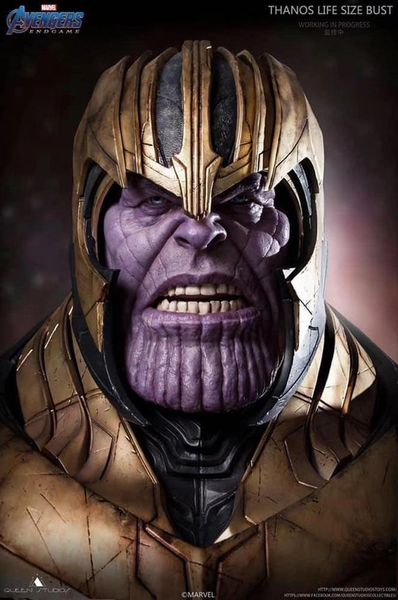 Queen Studios End game : Thanos Life Size Bust - Sold out