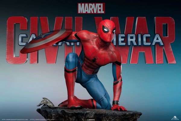 Queen Studios 1/4 Spider-Man Captain America: Civil War Statue (Regular) PO