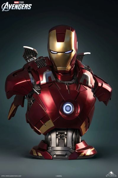 Queens Studio 1/1 Ironman MK 7 Bust (Pre Order)